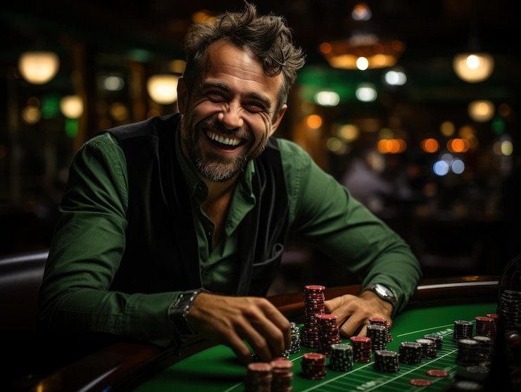 Pengguna menikmati permainan casino dan taruhan olahraga melalui perangkat digital modern